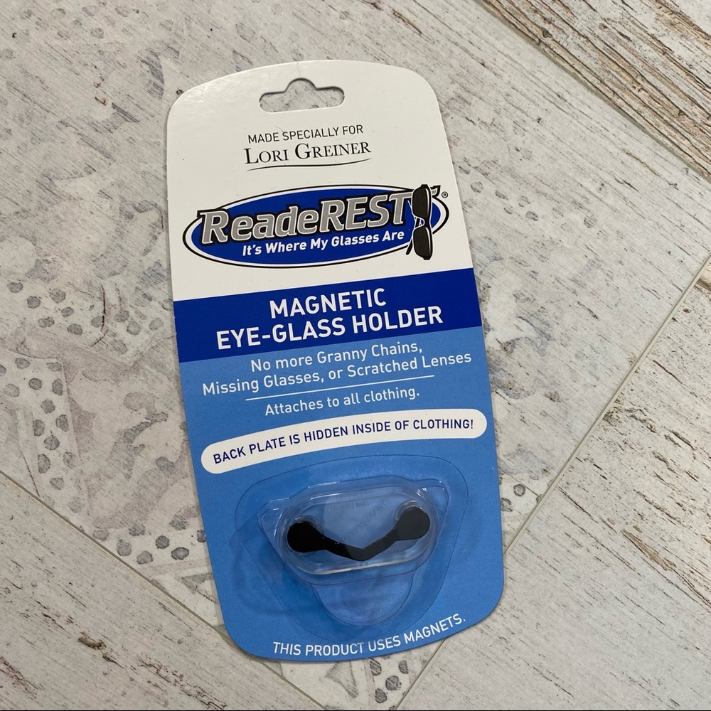 ReadeREST Black Magnetic Eye Glass Holder